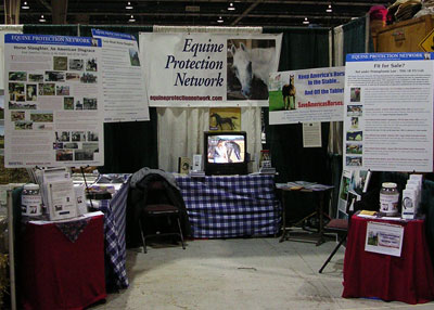 EPN Booth at the PA Horse World Expo in Harrisburg, PA